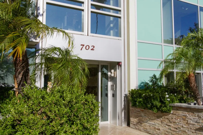 The address numbers stand above the entrance of Serrano Palace
