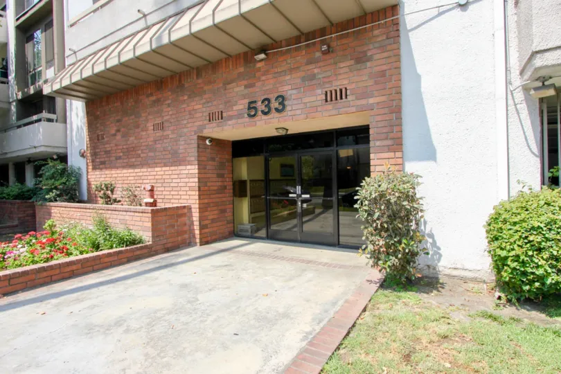 Entrance to St. Andrews Courtyard in Koreatown California