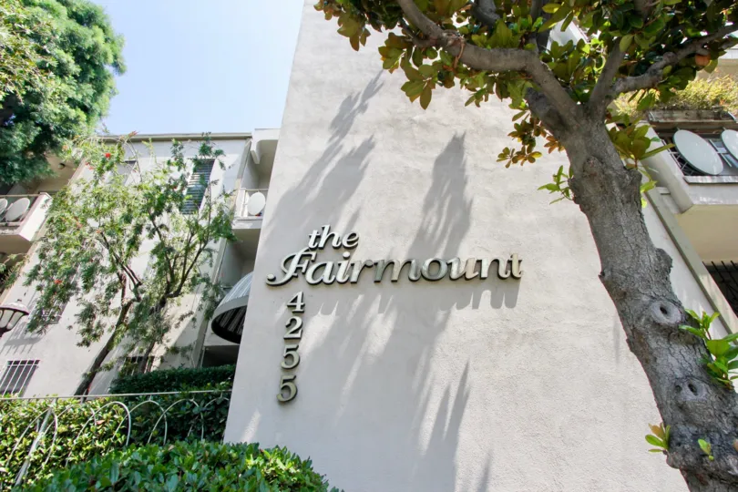 The Fairmount has lots of beautiful trees in Korea Town California