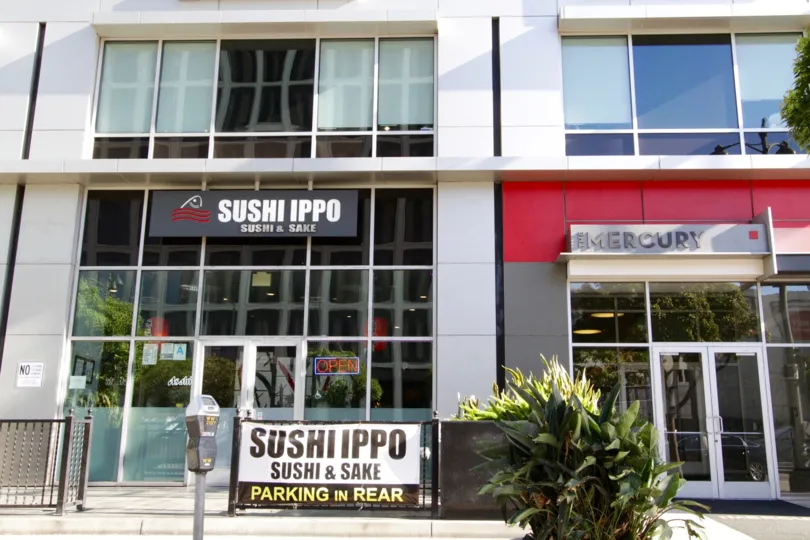 Sushi Ippo is next door to The Mercury front entrance