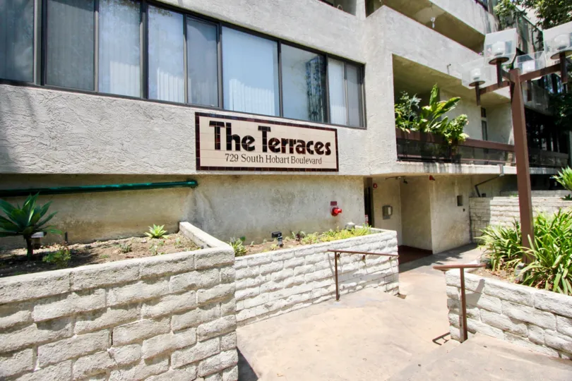 The Terrace in Koreatown California, on South Hobart Blvd.