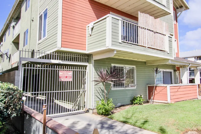 The parking for residents of 1063 Stanley Ave in Long Beach, California