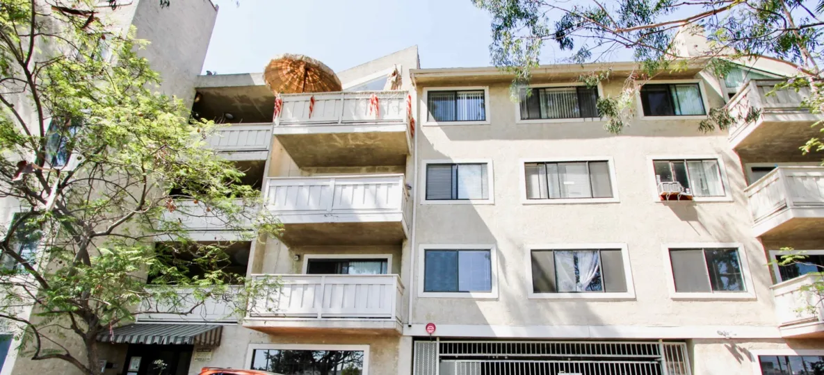 The balconies seen at 1723 Cedar Ave