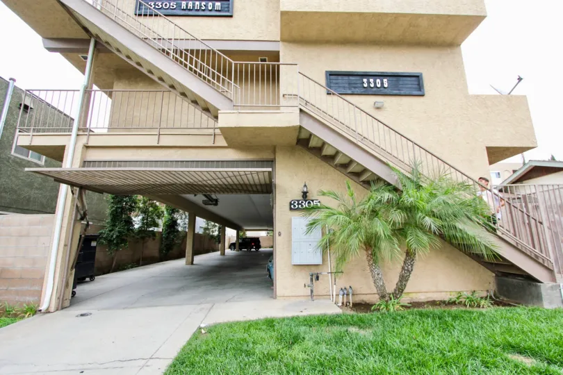 The driveway up to 3305 Ransom
