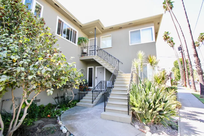 The sidewalk leading up to 39 Tremino Ave