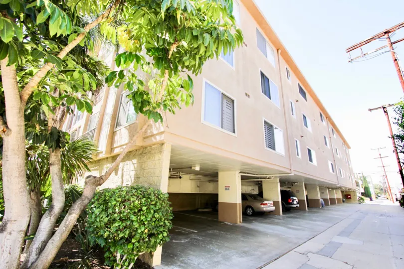 The parking for residents at 5959 E Naples Plaza