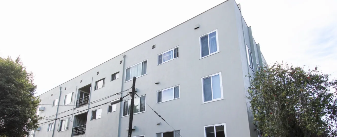 The windows seen on the Beach Park Condos building