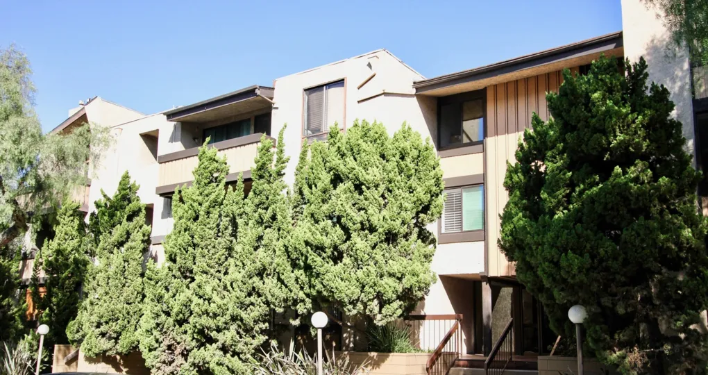 The balconies seen on the Bixby Heights building