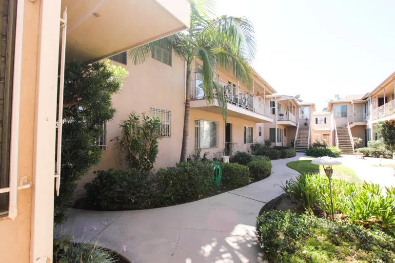 The sidewalk around Bixby Imperial in Long Beach, California
