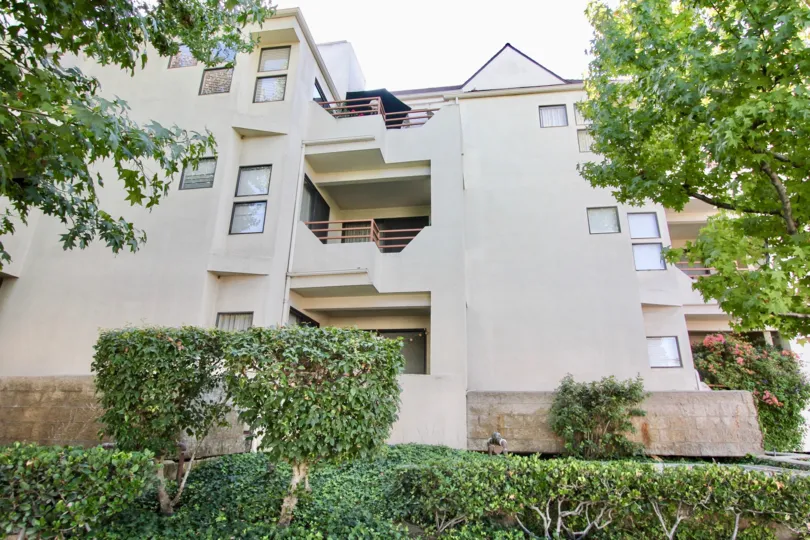 The windows in the Bixby Knolls Terrace building