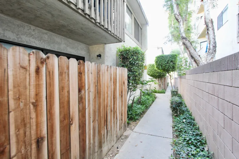 The privacy fence seen at Bixby Knolls