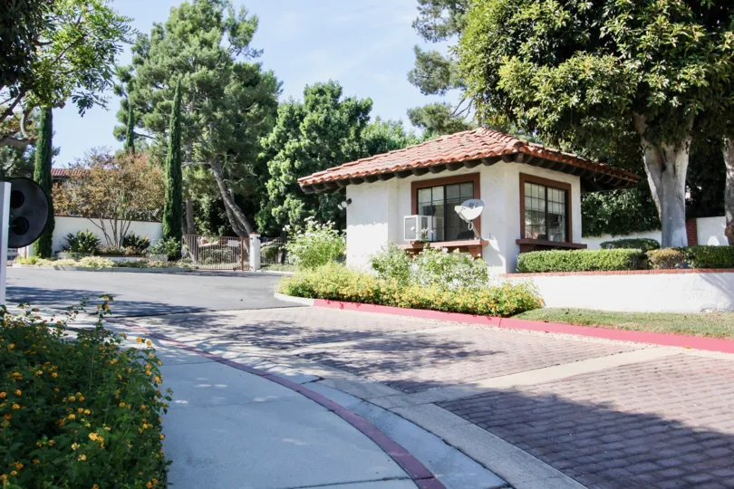 The entrance into Bixby Riviera in Long Beach, California