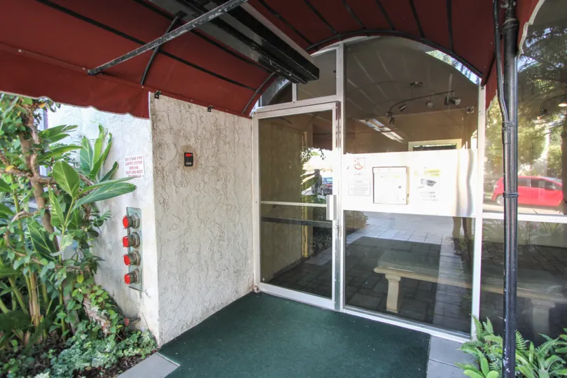 The entrance into Carroll Park East in Long Beach, California