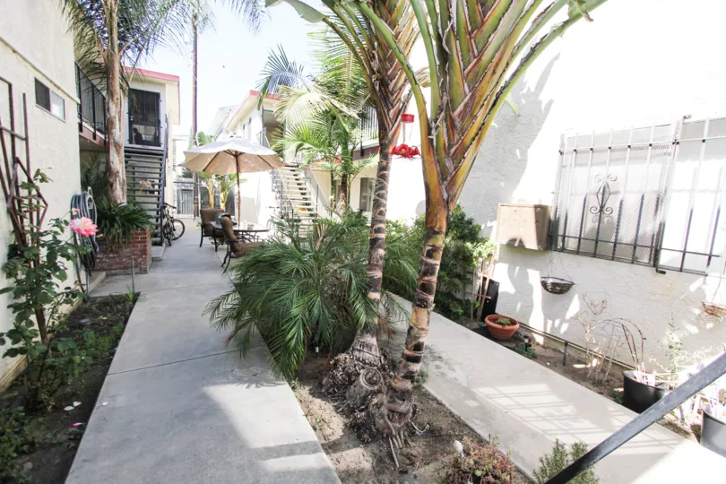 The landscaping around Casa Del Obispo