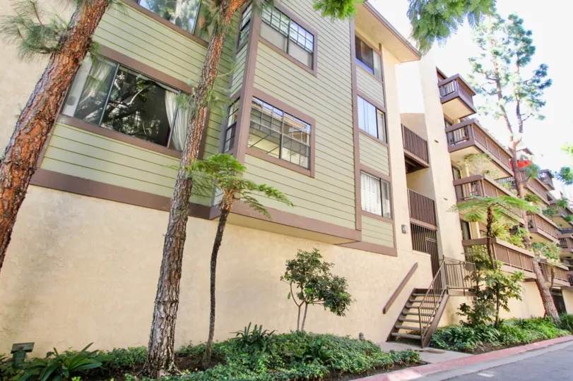 The view of Clark Terrace in Long Beach, California