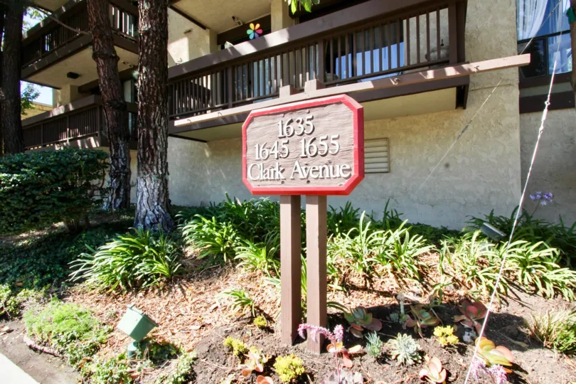 The sign at Clark Terrace