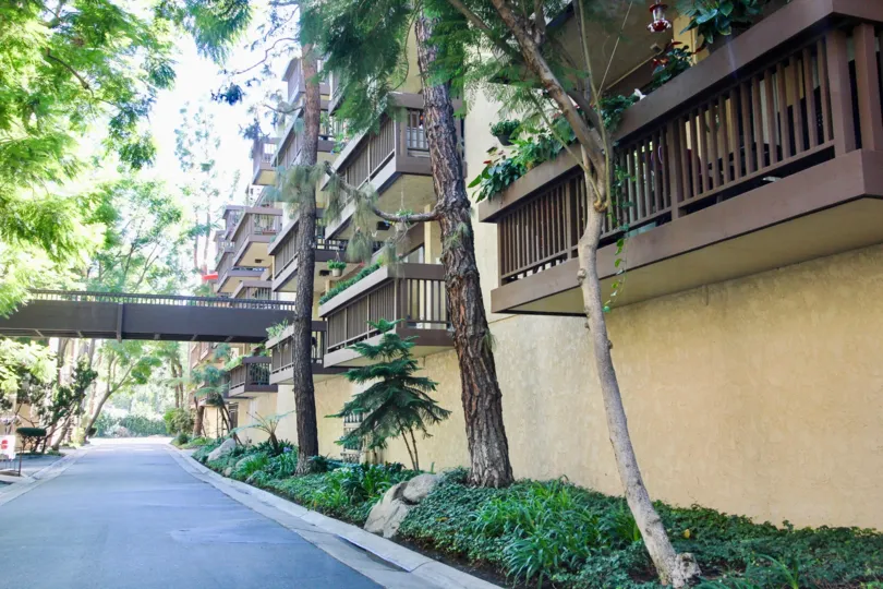 The balconies at the Clark Terrace