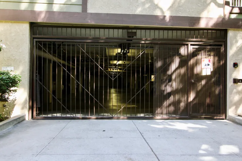The parking for Clark Terrace residents in Long Beach, California