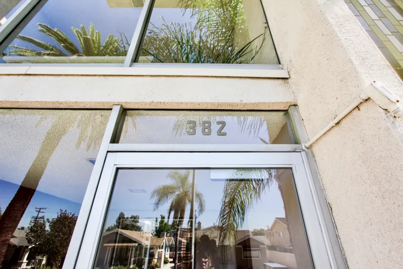The address above the entrance into Coronado Heights