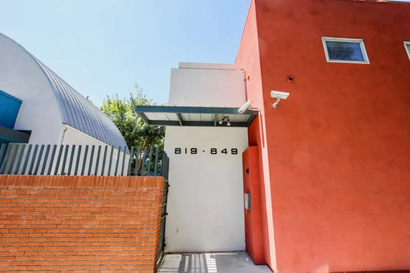 The addresses written on the Courtyard Lofts building