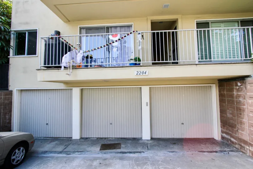 The parking for Crown Imperial in Long Beach, California