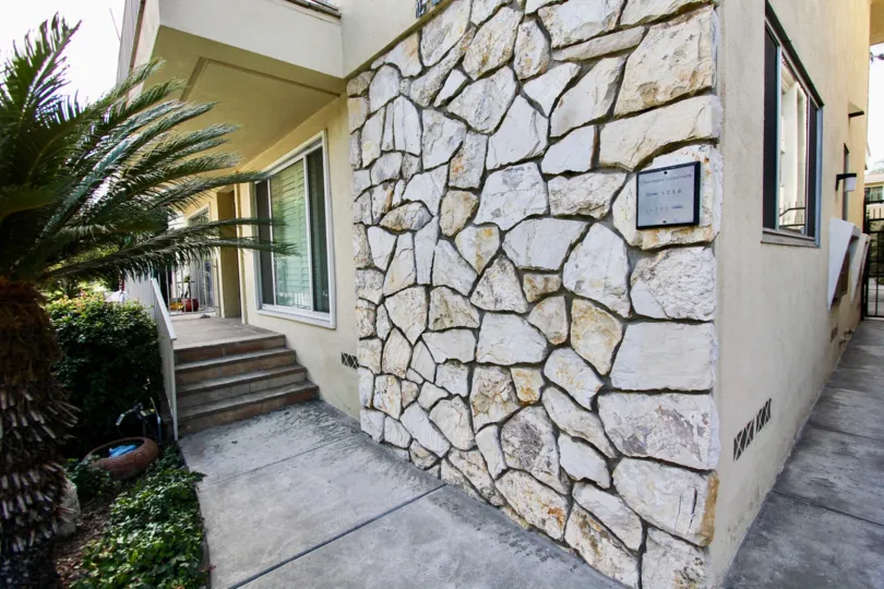 The sidewalk leading up to Crown Imperial