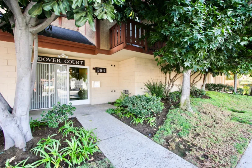 The entryway into Dover Court