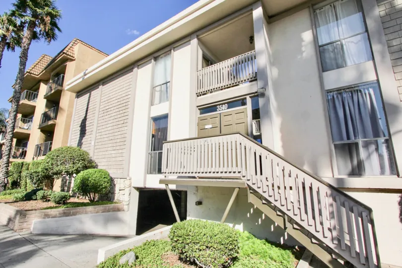 The parking for residents at Elmwood Villas