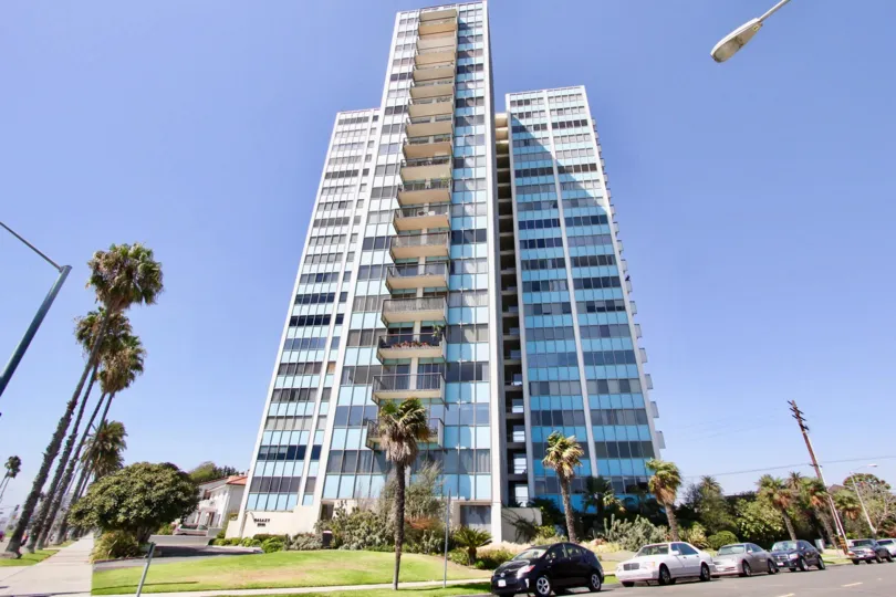 The yard in front of the Galaxy Tower
