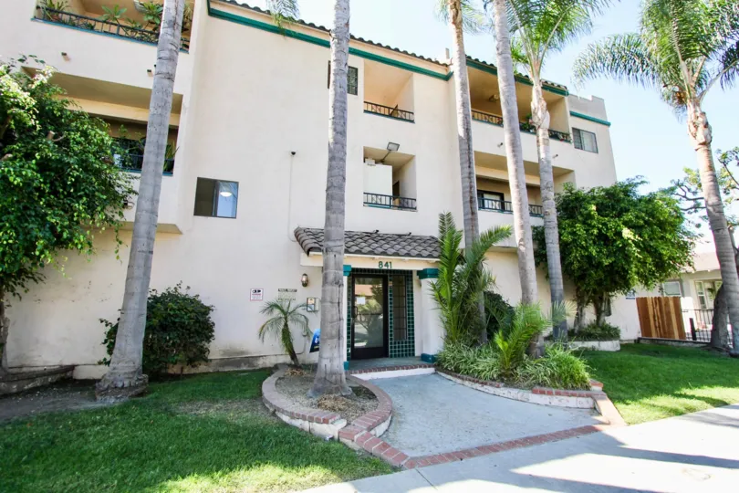 The view of the Gardenia Villas building