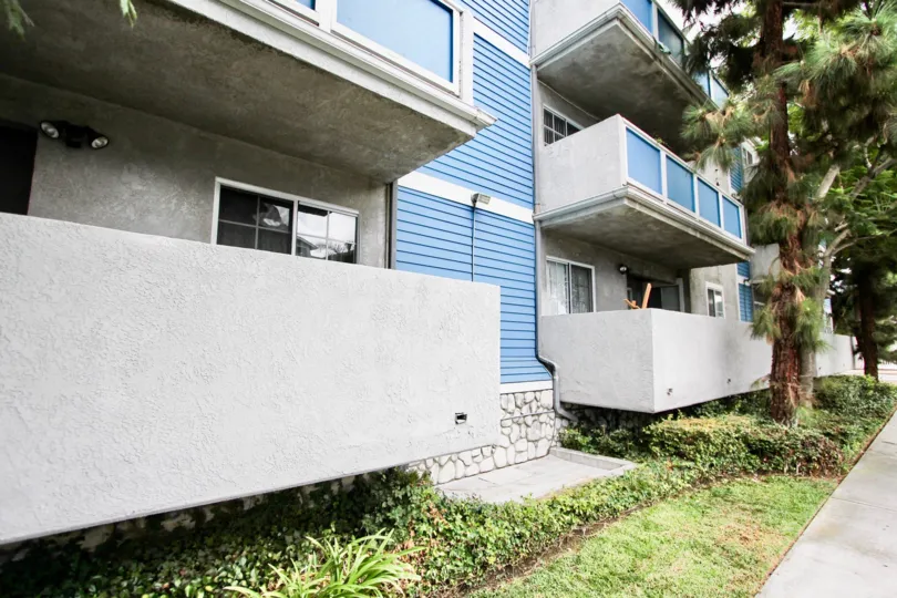 The privacy seen on the balconies at Gaviota Heights