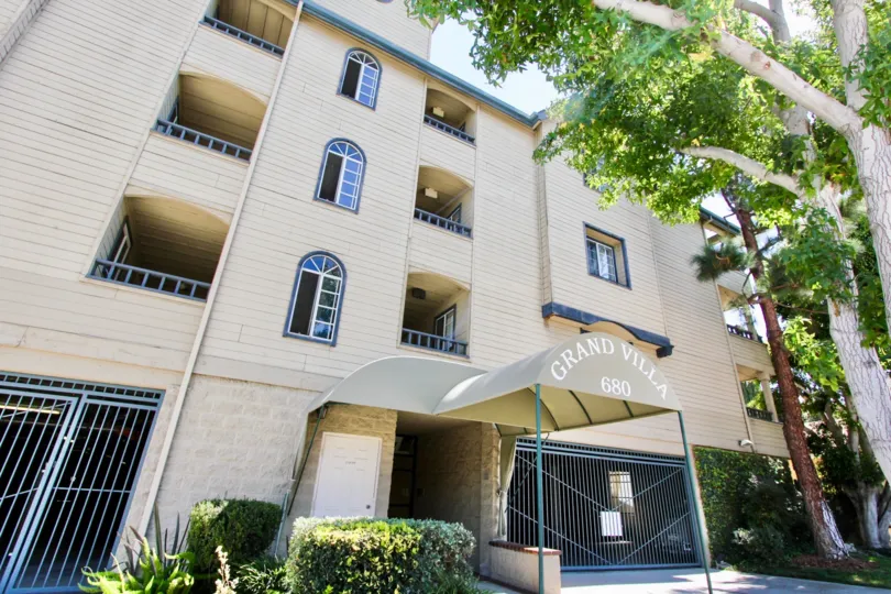 The entryway into Grand Villa