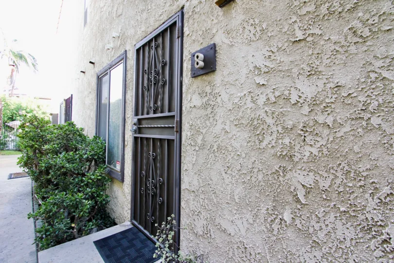A unit entrance at Highland Haciendas