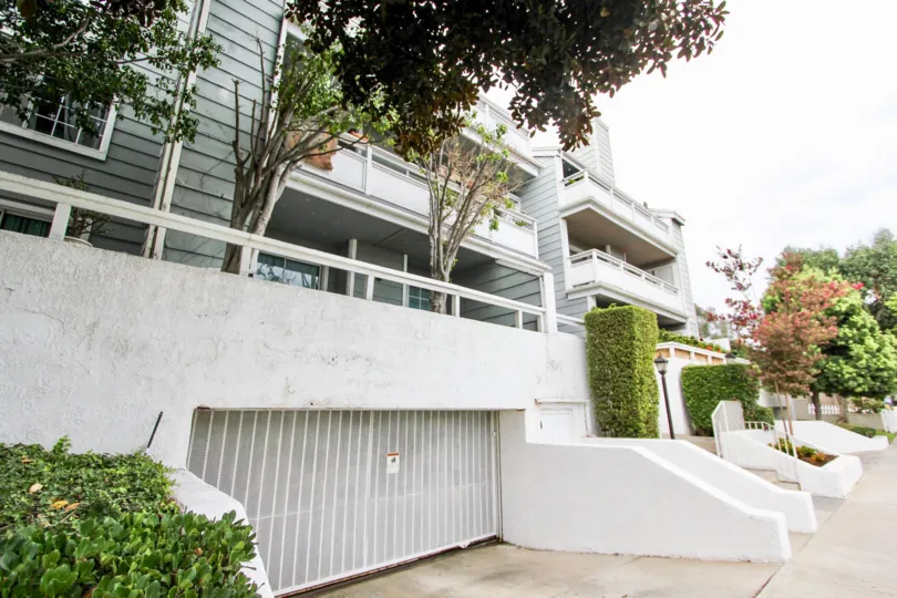 The garage for parking at Knowleton Pacific in Long Beach, California