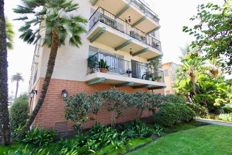 The yard in front of La Costa
