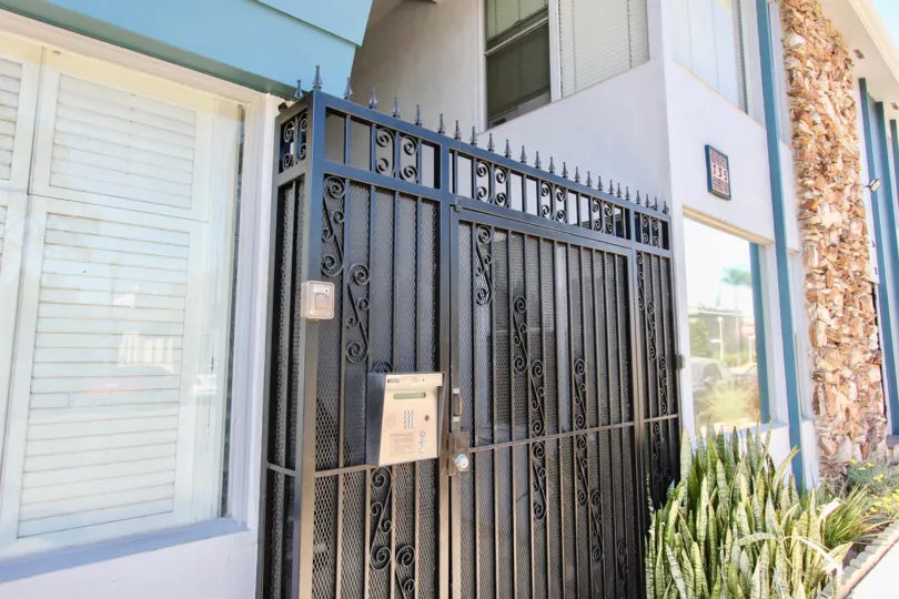 The gate into La Serena