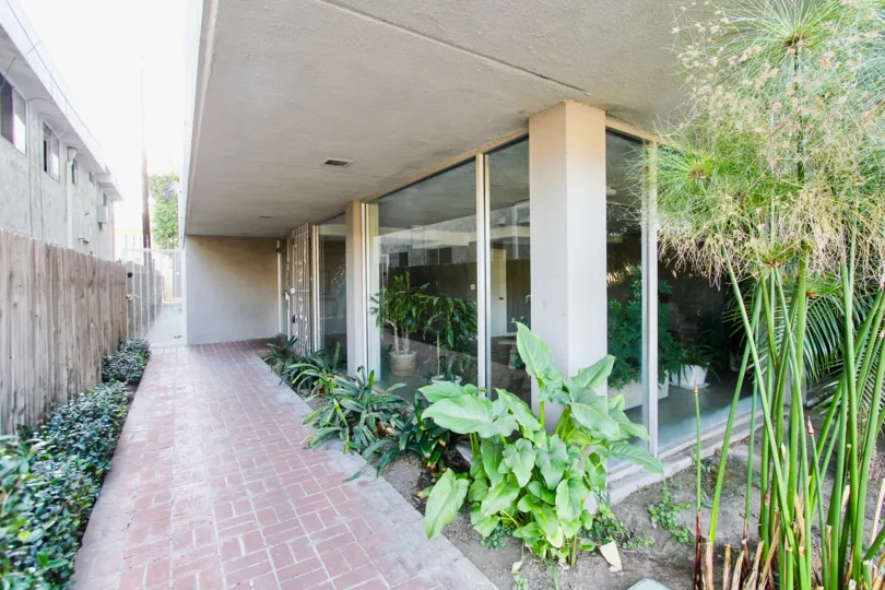 The entryway into La Virdene