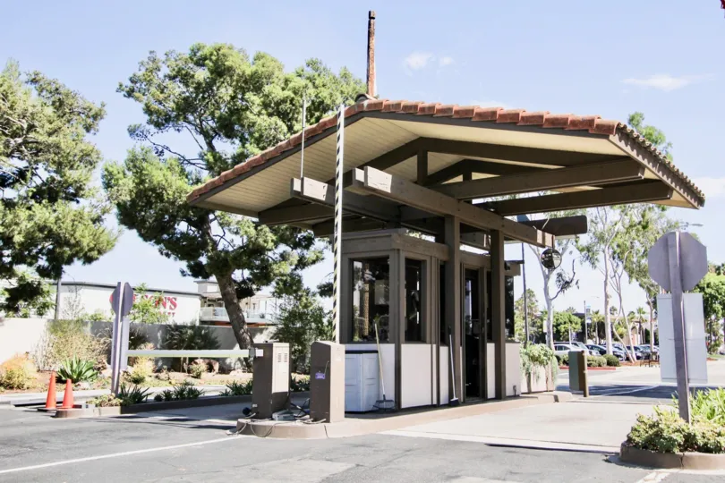 The entrance into Marina Pacific property