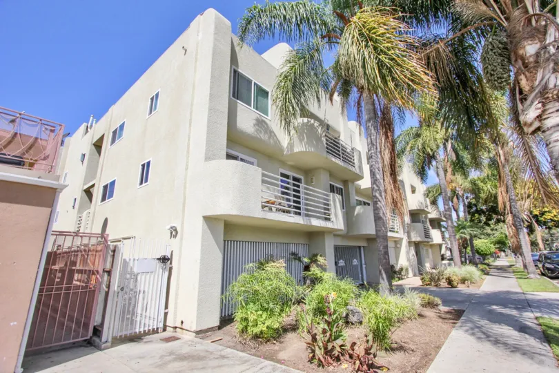 The view of Meridian Condos in Long Beach, California