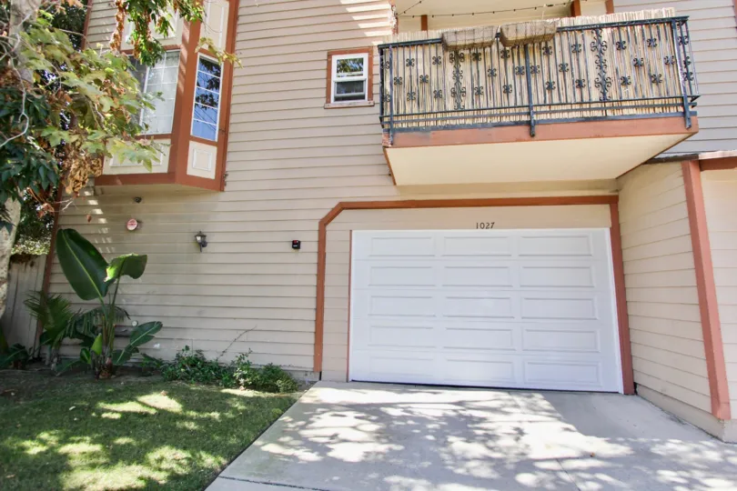 The garage at Newport Heights