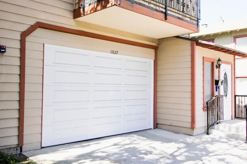 The parking for residents of Newport Heights