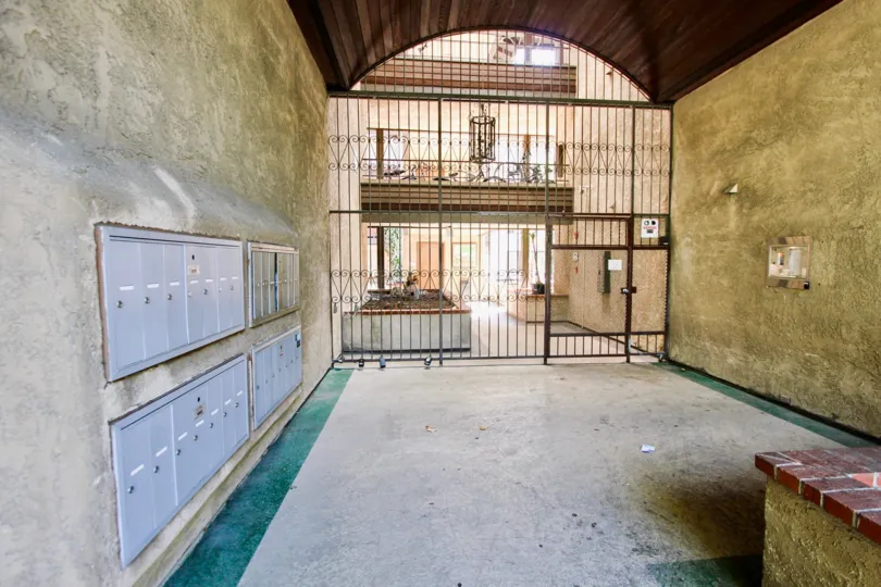 The mail area for residents of Ohio Square