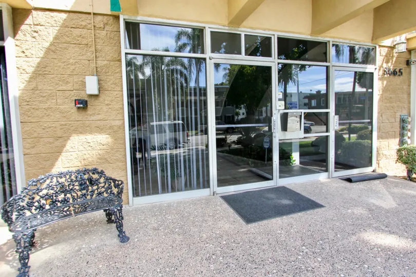 The doors into the Pacific Villa