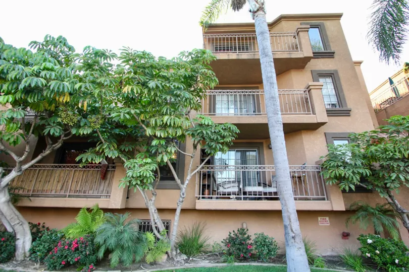 The balconies at Palm Oasis