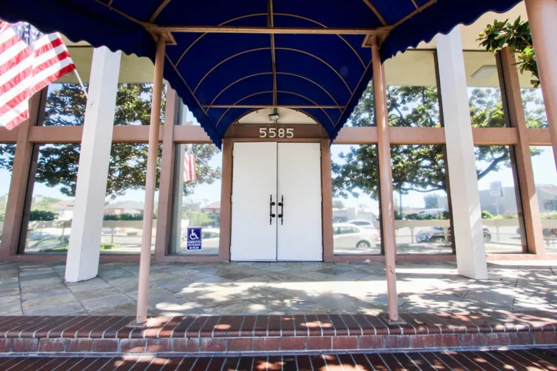 The address above the entrance into Park Ocean