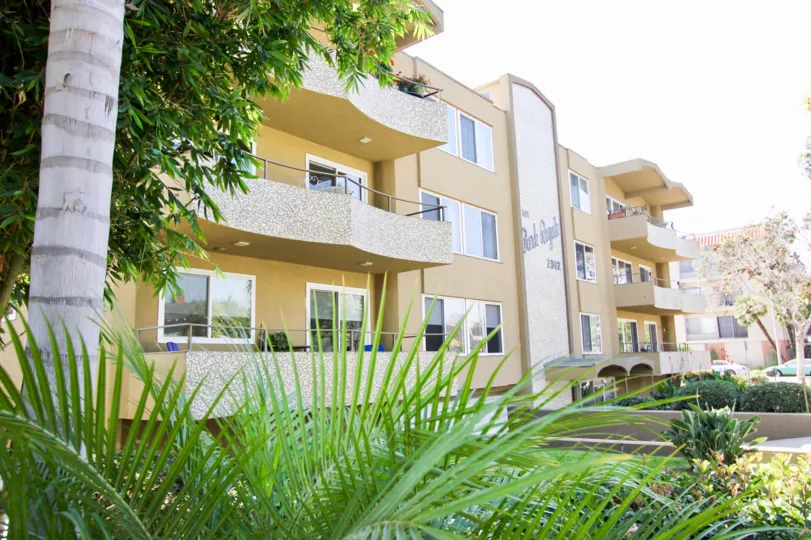 The view of the Park Royale in Long Beach, California