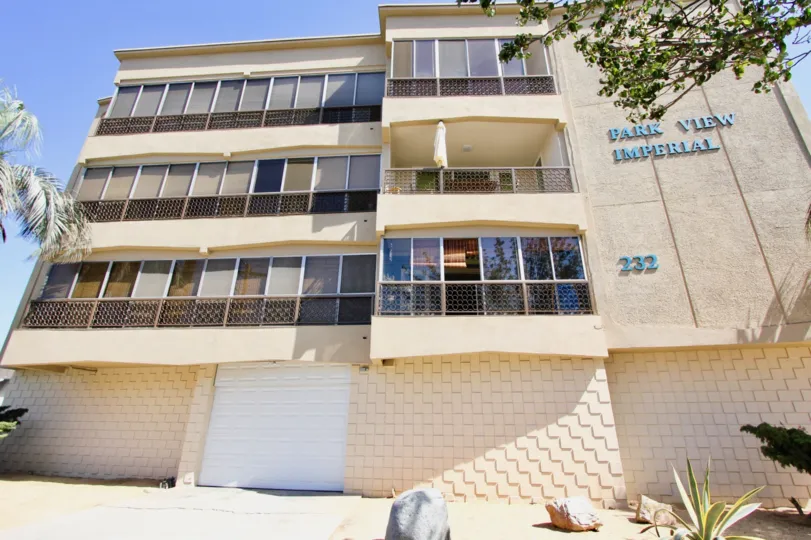 The garage at the Park View Imperial