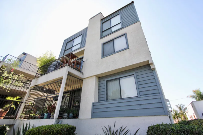 The windows in the Park Vista in Long Beach, California