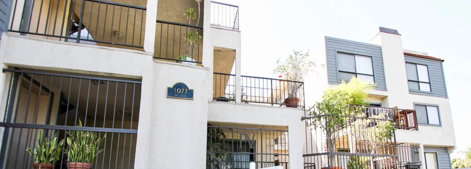 The address of the Park Vista on the building