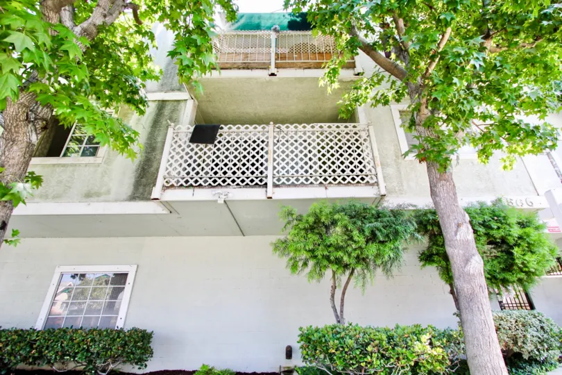 The balconies at the Pine Villas